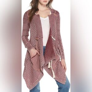 Free People Textured Knit Cardigan